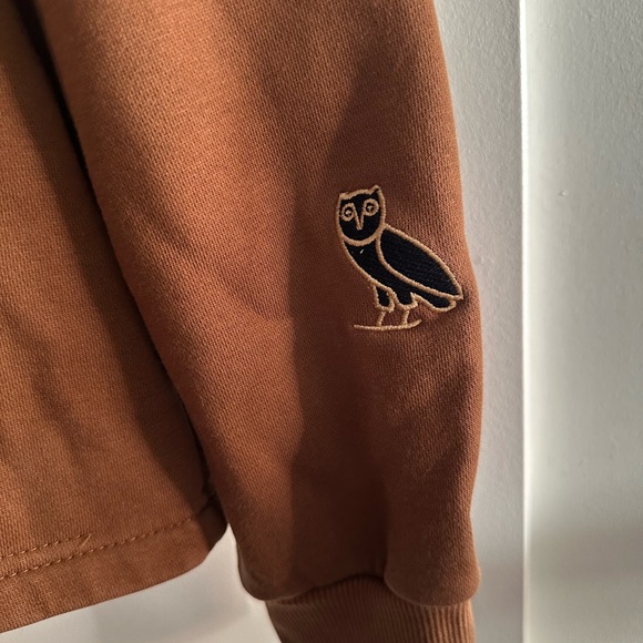 OVO Casual Tan Zip-Up Sweater Size Large‎ - Picture 4 of 5